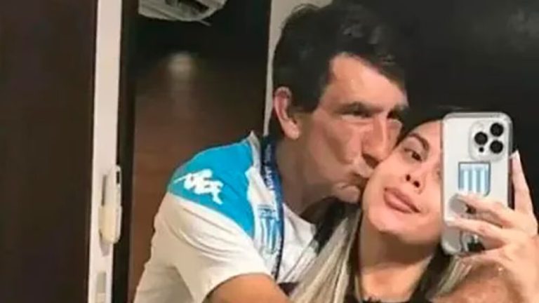 La historia de amor de Gustavo Costas con su pareja, 32 años menor que el DT de Racing: “Es más loco en casa que en la cancha”