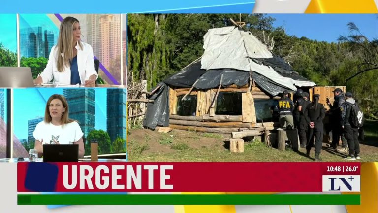 Patricia Bullrich mostró cómo fue el desalojo de los mapuches del Parque Nacional Los Alerces