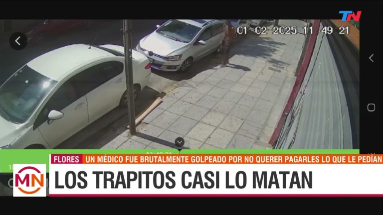 Un “trapito” golpeó con una madera a un médico por no tener 5 mil pesos para el estacionamiento
