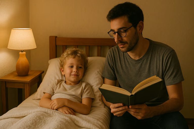 El cuento de las buenas noches: ¿por qué es beneficioso para los niños narrarles historias antes de dormir?
