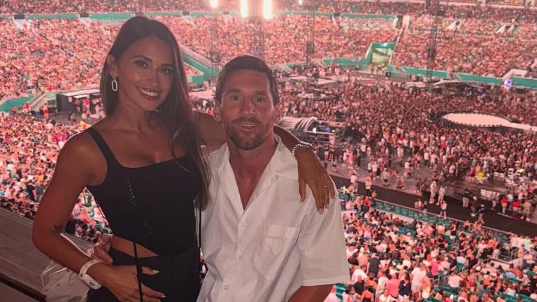 Lionel Messi y Antonela Roccuzzo vieron a Coldplay en Miami: el divertido momento que protagonizaron por la “kiss cam”