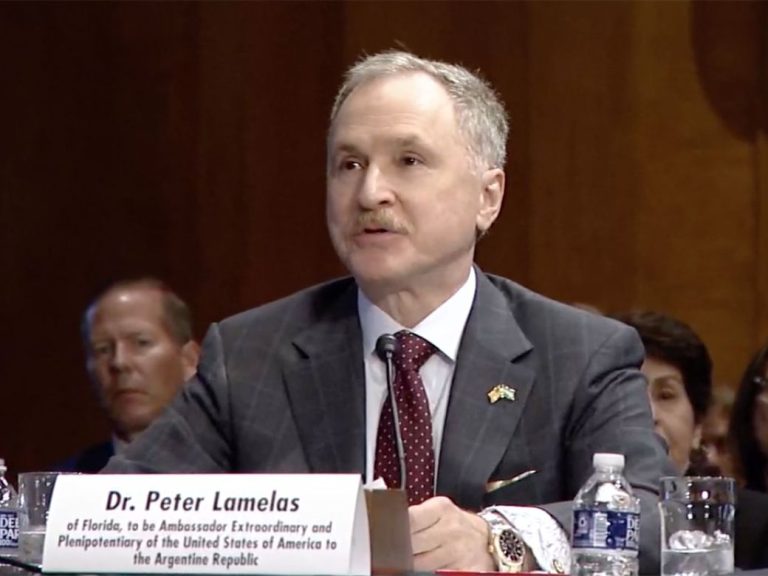 Peter Lamelas, el embajador norteamericano que promete “vigilar provincias” y apoyar a Milei contra China