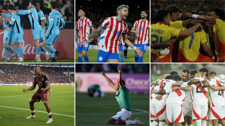 Así está la tabla de las Eliminatorias Sudamericanas: los seis equipos que pelean por los últimos cuatro boletos al Mundial
