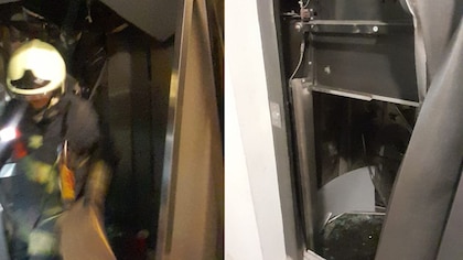 Se desplomó un ascensor desde un séptimo piso en Palermo y nueve jóvenes quedaron atrapados